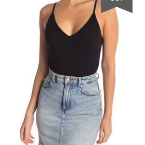 NWOT bp v meck ribbed thone bodysuit